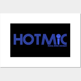 Hot Mic ( Blue ) Posters and Art